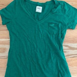 Green V Neck